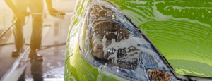 New Trend alert criminals targeting vehicles at car washes - Milverton Securities & Financial Services Inc - Milverton Securities & Financial Services Inc a green car in a car wash